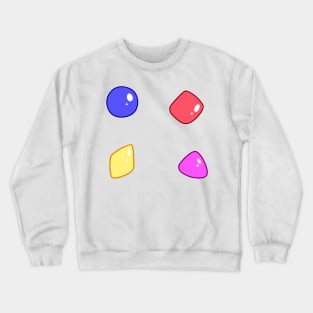 Candy Gum Shapes Crewneck Sweatshirt